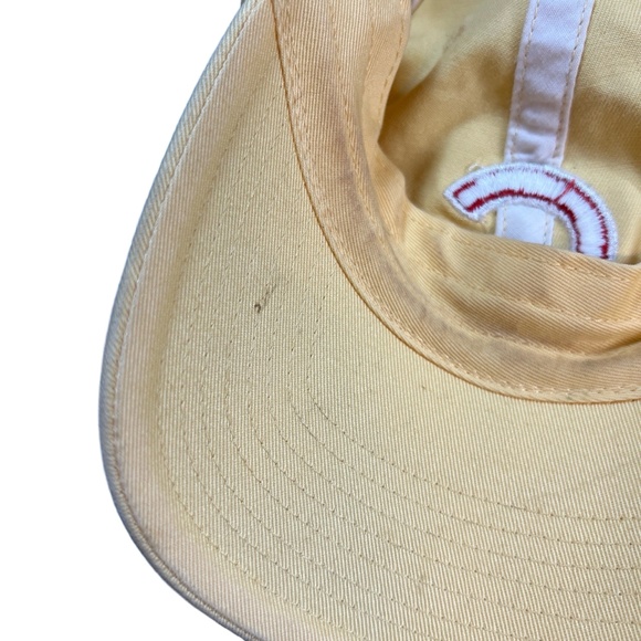 Vintage Chicago Cubs Adjustable Hat Yellow Cap Twins Enterprise MLB OSFA - Picture 8 of 9
